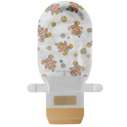 146910 Worek Stomijny Easiflex Pediatryczny Misie 17mm 105ml Otwarty Hide-away Coloplast