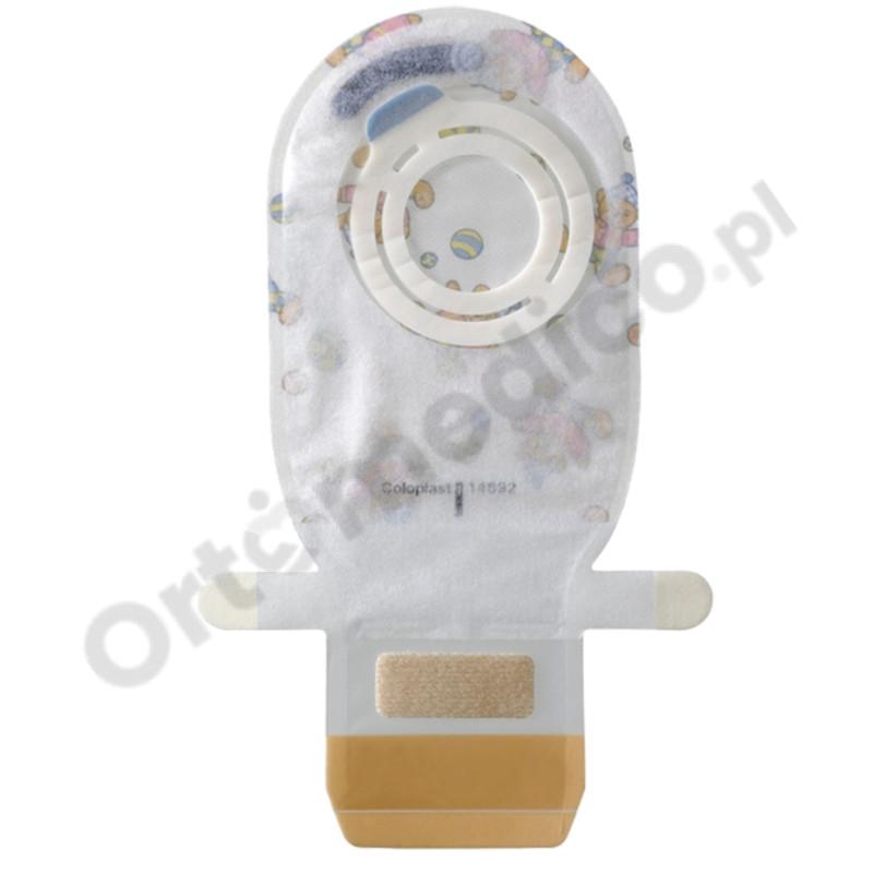 146910 Worek Stomijny Easiflex Pediatryczny Misie 17mm 105ml Otwarty Hide-away Coloplast