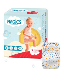 Pieluchomajtki dla większych dzieci Magics Flexidry rozmiar 7 XXL(17 kg+)