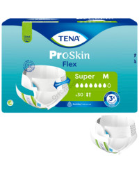 TENA Flex Super pampersy z pasem mocującym dla seniora ProSkin