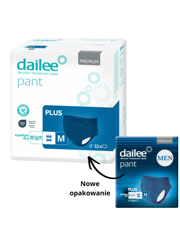 Dailee Pant Premium Plus majtki chłonne dla mężczyzn i kobiet