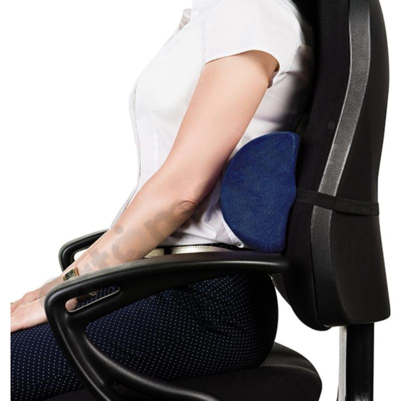 Poduszka na krzesło chroniąca kręgosłup i szyję Qmed Lumbar Half Roll