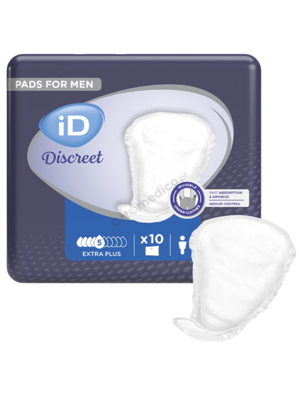 Wkładki Urologiczne Męskie iD discreet extra plus (dawniej iD For Men Level 2)