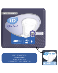Wkładki Urologiczne Męskie iD discreet extra plus (dawniej iD For Men Level 2)