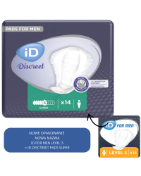 Wkładki Urologiczne Męskie iD discreet super (dawniej iD For Men Level 3)