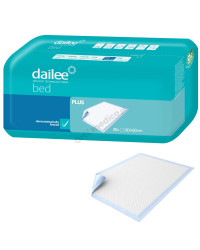 Dailee Bed Plus jednorazowy podkład chłonny 60x60 cm do ochrony łóżka i materaca