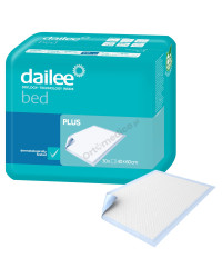 Dailee Bed Plus podkład chłonny na łóżko 40x60 cm dla dorosłych przy nietrzymaniu moczu