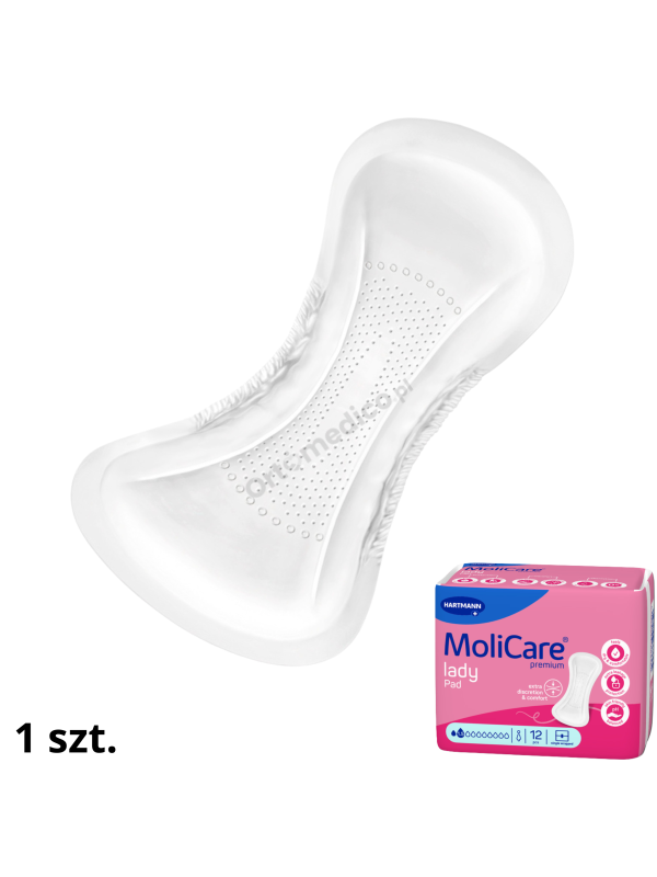 MoliCare Premium Lady Pad 1,5 kropli cienkie wkładki na nietrzymanie moczu dla kobiet