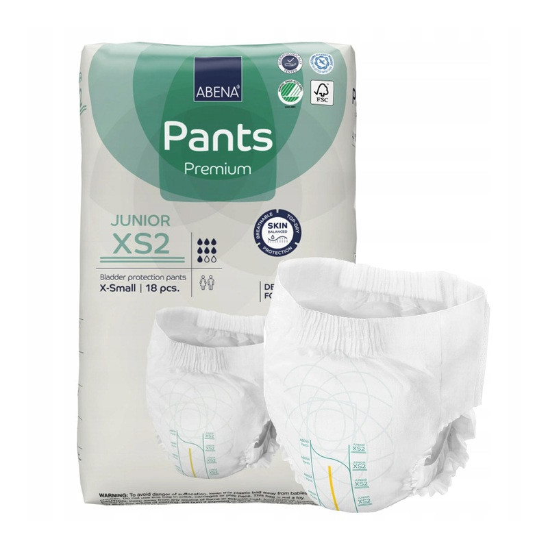 ABENA Pants Premium Junior XS2 majtki chłonne dla dzieci