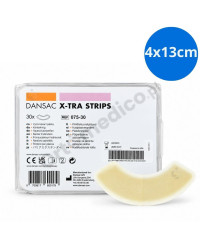 075-30 Dansac X-tra Strips - półpierścień uszczelniający do stomii 4 × 13 cm - 1 szt.