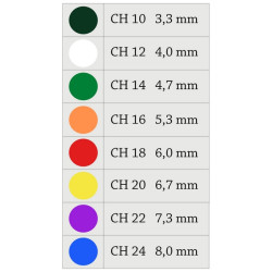 Cewnik Foley Zarys Lateksowy Dwudrożny Z Gumową Zastawką