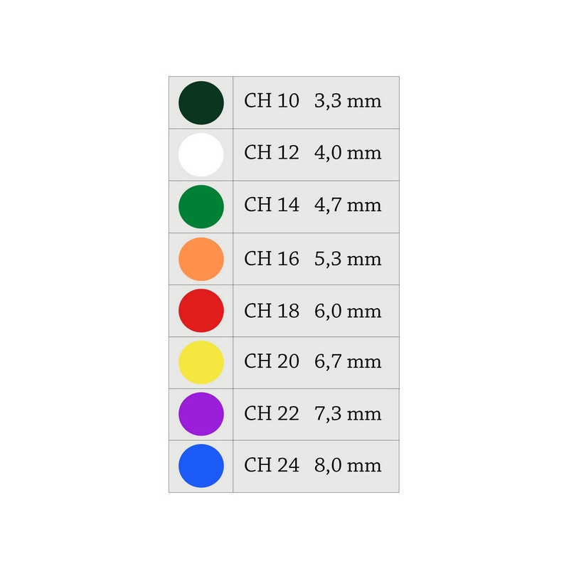 Cewnik Foley Zarys Lateksowy Dwudrożny Z Gumową Zastawką
