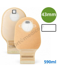1216-43 Worek Dansac Nova 2 FoldUp Przeźroczysty 2-częściowy, 43 mm 590 ml