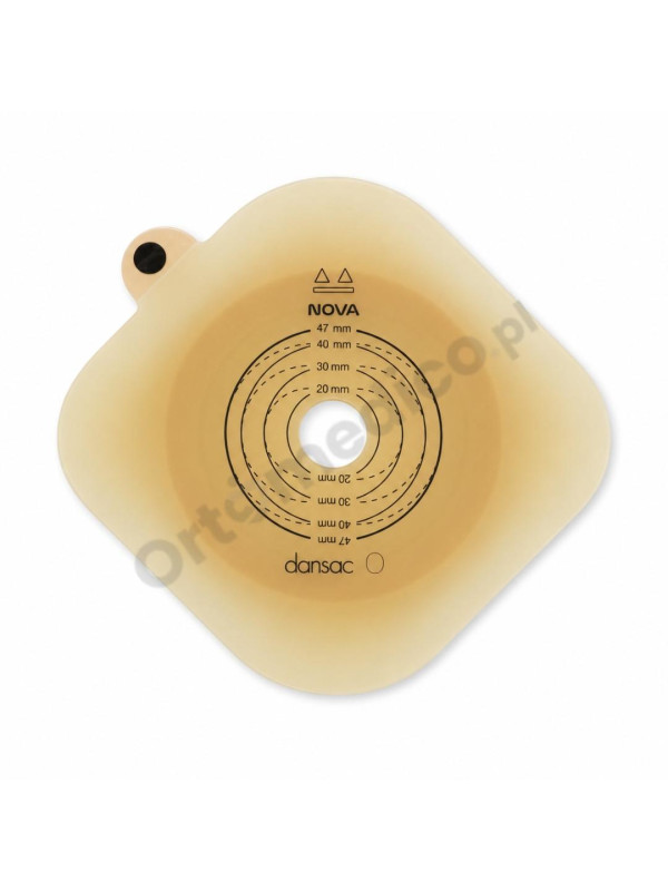 1155-15 Płytka Stomijna Dansac Nova 2 55 mm Płaska, docięcie 15-47 mm