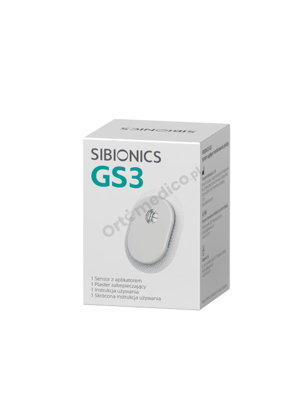 SIBIONICS GS3 - sensor glukozy CGM 14 dni | ortomedico.pl