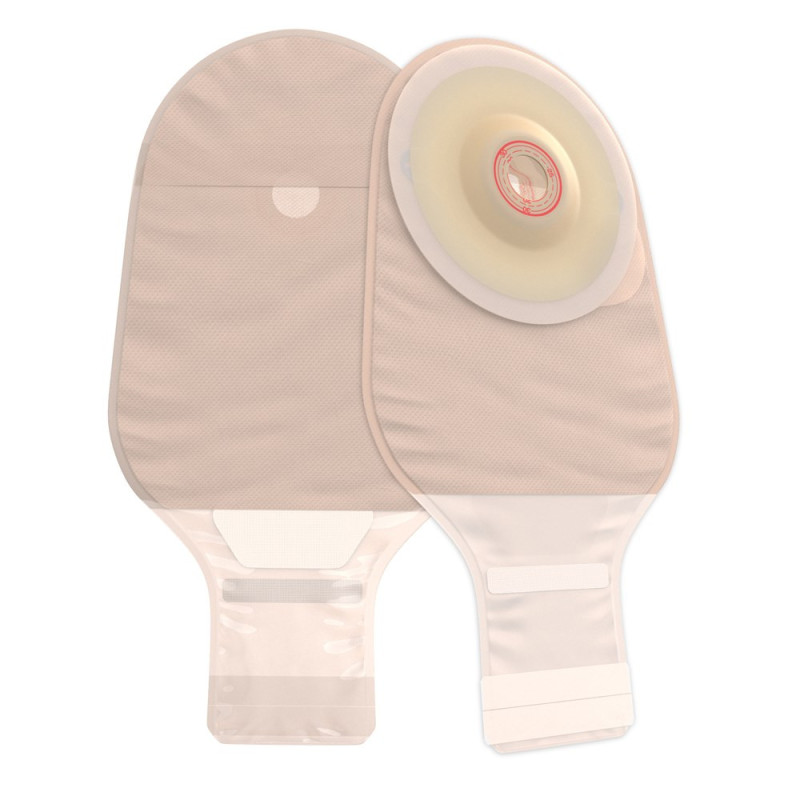 421621 Worek Ileostomijny Esteem + Flex Convex V2  Beżowy z okienkiem 30/40 ConvaTec