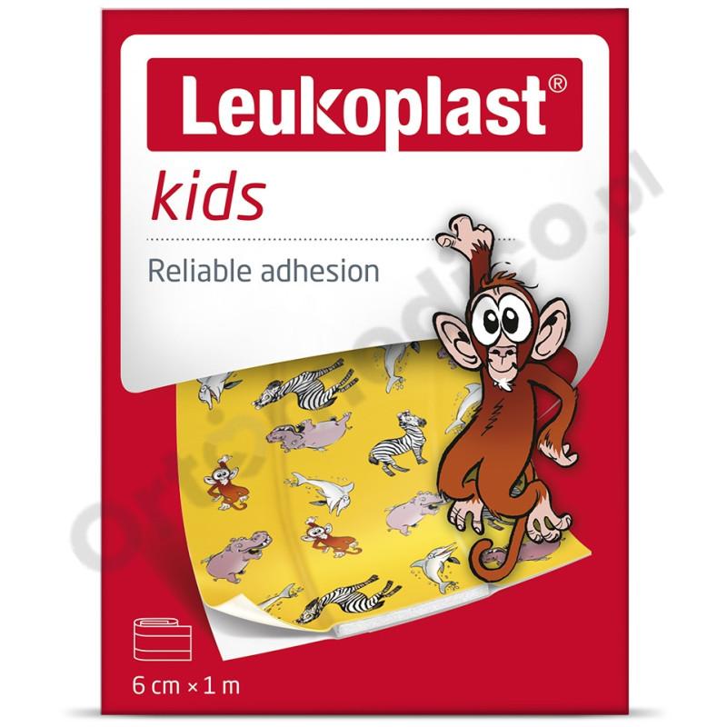 Leukoplast Kids plaster do cięcia dla dzieci w zwierzątka (6 cm x 1 m)