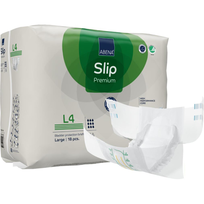 Abena Slip Premium 4 pieluchomajtki zapinane na rzepy
