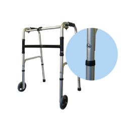 AR-003 Balkonik aluminiowy składany, dwukołowy ARmedical