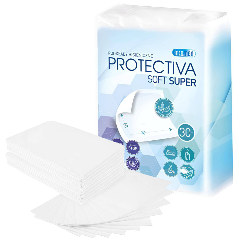 Podkłady higieniczne chłonne maty Protectiva Soft Super 90x60 cm