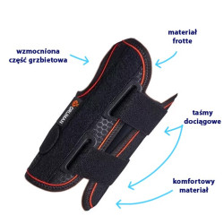 Orteza nadgarstka półsztywna z szyną dłoniową MF-D52 (prawa) Orliman