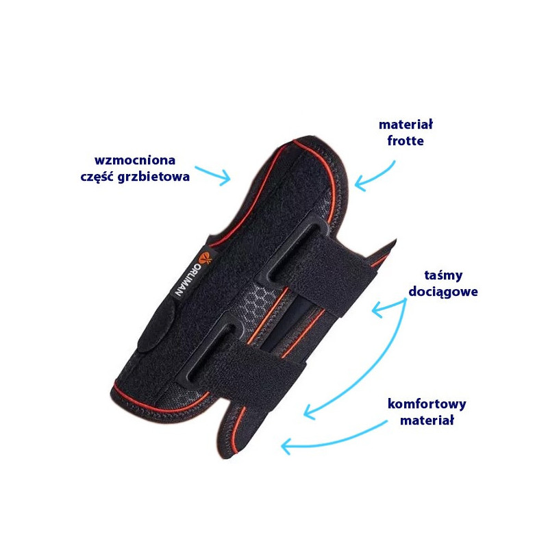 Orteza nadgarstka półsztywna z szyną dłoniową MF-D52 (prawa) Orliman