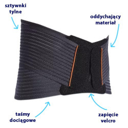 Orteza na bole pleców kręgosłupa Orliman lb3001
