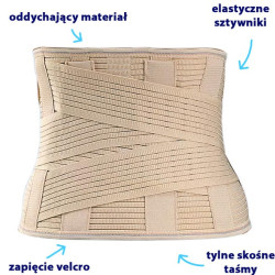 Orliman pas ortopedyczny wzmocniony LT-300R