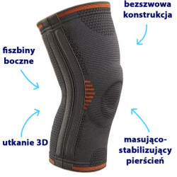 Elastyczny ściągacz kolana os6212 Orliman sport Elastyczny ściągacz kolana os6212 Orliman sport