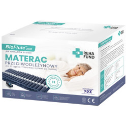 Materac Przeciwodleżynowy Rurowy Z Pompą Bioflote 3000