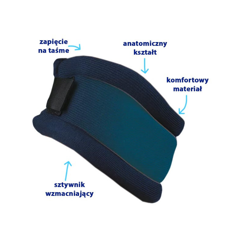 Półsztywny kołnierz z miękkim wyłożeniem piankowym CC2209 Orliman