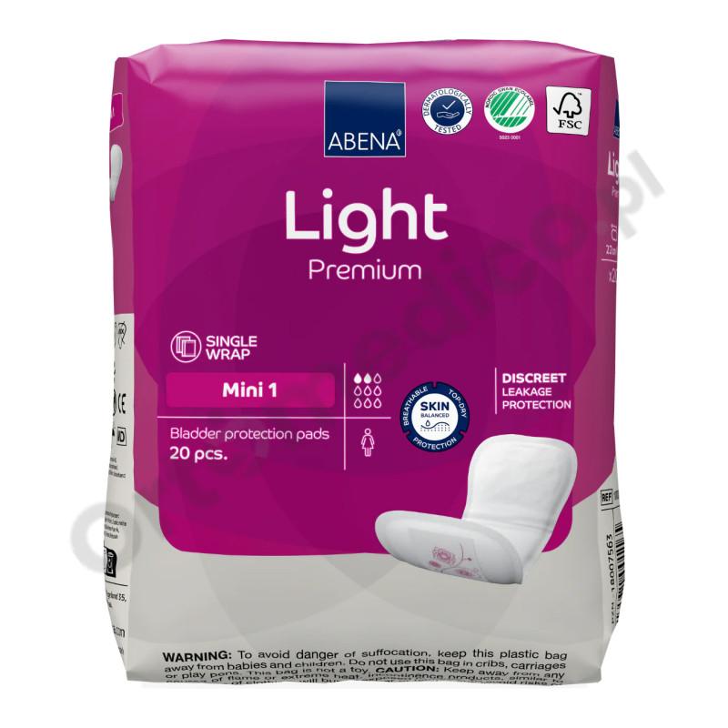 Abena Light Mini 1 wkłady chłonne przy nietrzymaniu moczu