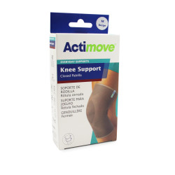 Opaska na kolano z zabudowaną rzepką ACTIMOVE Knee Support Beż
