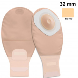 416747 Worek Jednoczęściowy Stomijny ConvaTec Esteem+ Convex 32 mm z filtrem z zapinką InvisiClose
