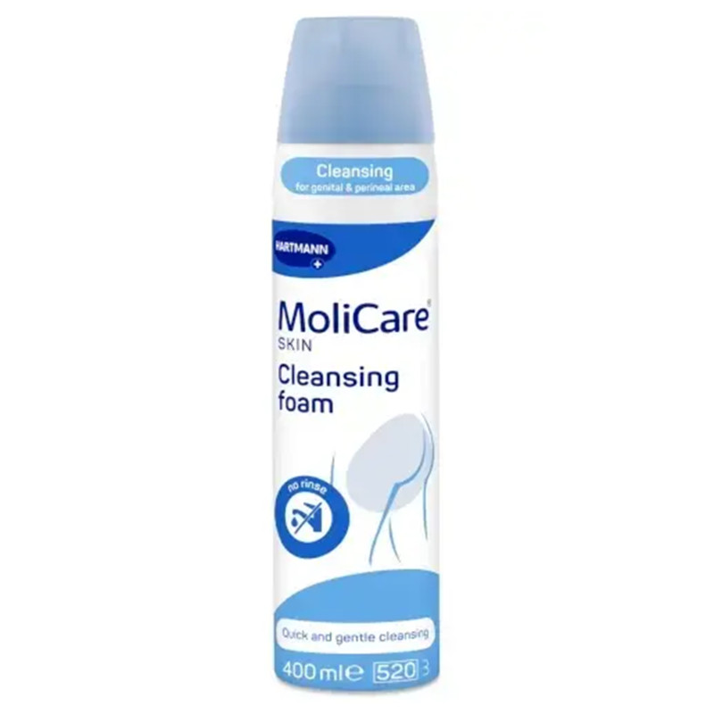 MoliCare Skin pianka do oczyszczania skóry bez użycia wody 400 ml