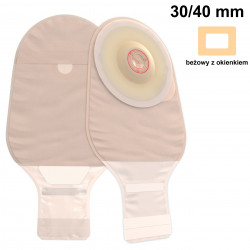 421621 Worek Ileostomijny Esteem + Flex Convex V2  Beżowy z okienkiem 30/40 ConvaTec