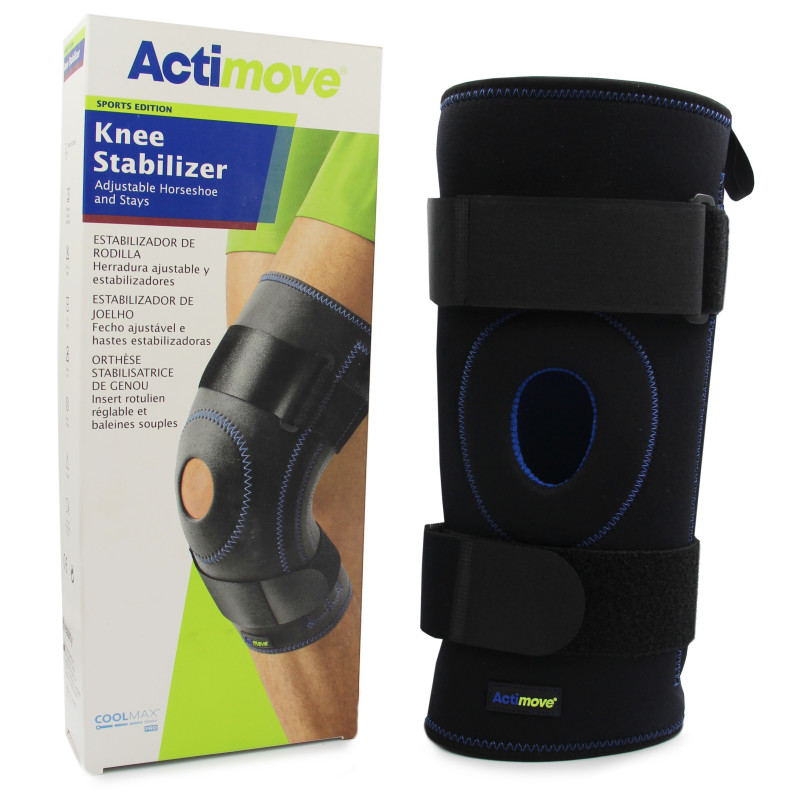 Orteza na kolano z pelotą i fiszbinami ACTIMOVE Knee Stabilizer