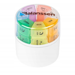 Organizer na leki okrągły tygodniowy/4 dawki Balanssen