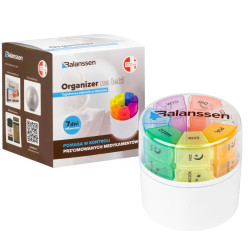 Organizer na leki okrągły tygodniowy/4 dawki Balanssen