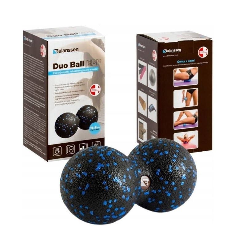Podwójna piłka do masażu i rehabilitacji Duo Ball Epp Balanssen
