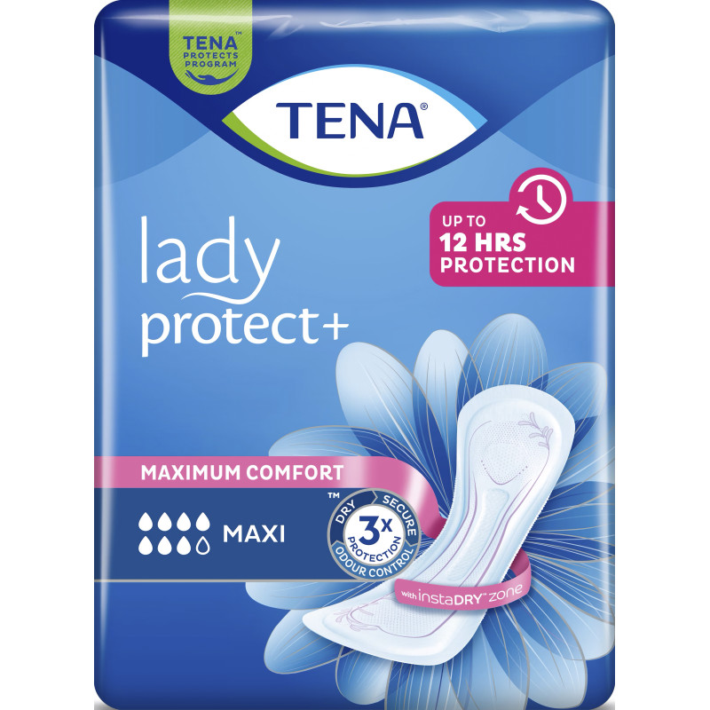 TENA Lady Protect+ Maxi podpaski na nietrzymanie moczu dla kobiet