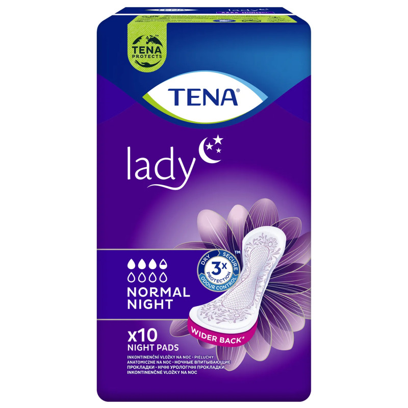 TENA Lady Normal Night specjalistyczne podpaski na noc na NTM