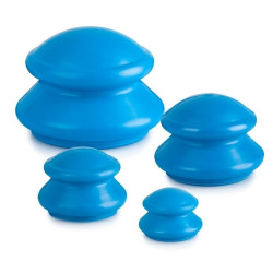 Bańki Chińskie Do Masażu Gumowe zestaw 4 szt. Balanssen