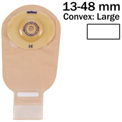 XNDL713 Worek Jednoczęściowy Flair Convex Drainable Large 13-48 mm Otwarty Przezroczysty Welland