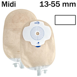 X1U1E32S Worek Urostomijny 1-cz Aurum Plus Uro 13-55mm Midi Otwarty Welland Z Miodem Manuka Czarny