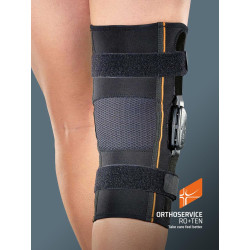 Orteza stawu kolanowego z policentrycznymi szynami bocznymi z regulacją zakresu ruchomości GenuFIT 25 Orthoservice