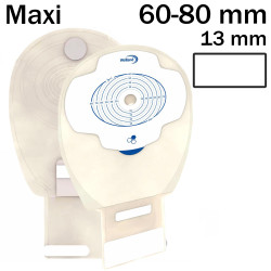 X1D1A33S Worek Jednoczęściowy Ileostomijny Aurum Plus Drainable 60-80mm 13mm Maxi Z Miodem Manuka  Przezroczysty Welland