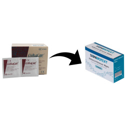 423782 Gaziki Chusteczki Do Zmywania Kleju Ściąganie Sprzętu Adhesive Remover Wipe Sion Biotext ConvaTec