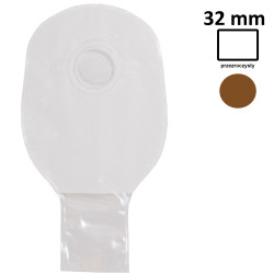 401927 Worek Ileostomijny Otwarty Pediatryczny Natura 32mm 2-cz Przezroczysty ConvaTec