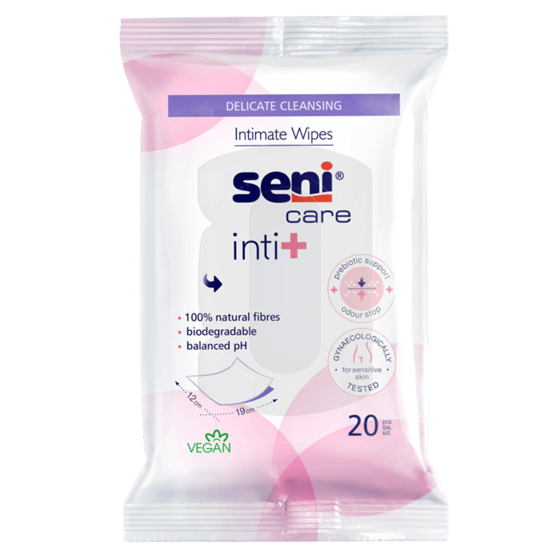Chusteczki nasączane do higieny intymnej Seni Inti+ 20 szt.
